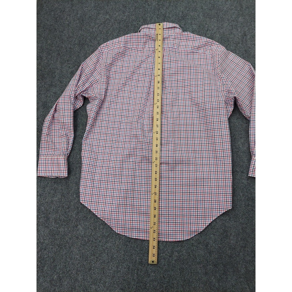 Lot 3 Ralph Lauren Shirt Men Large Blue Pink Plaid Button Down Pony Long Sleeve - Picture 7 of 16